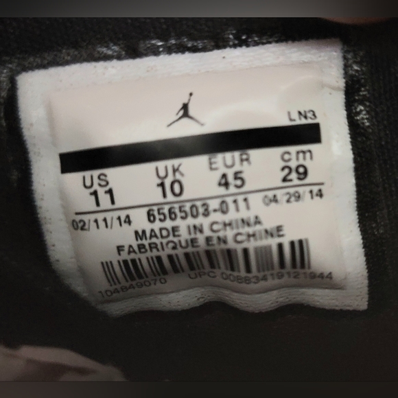 Nike Air Jordan Future 11 XI Black Ice Reflective 3M Mens size 11. 2014 - Picture 11 of 11